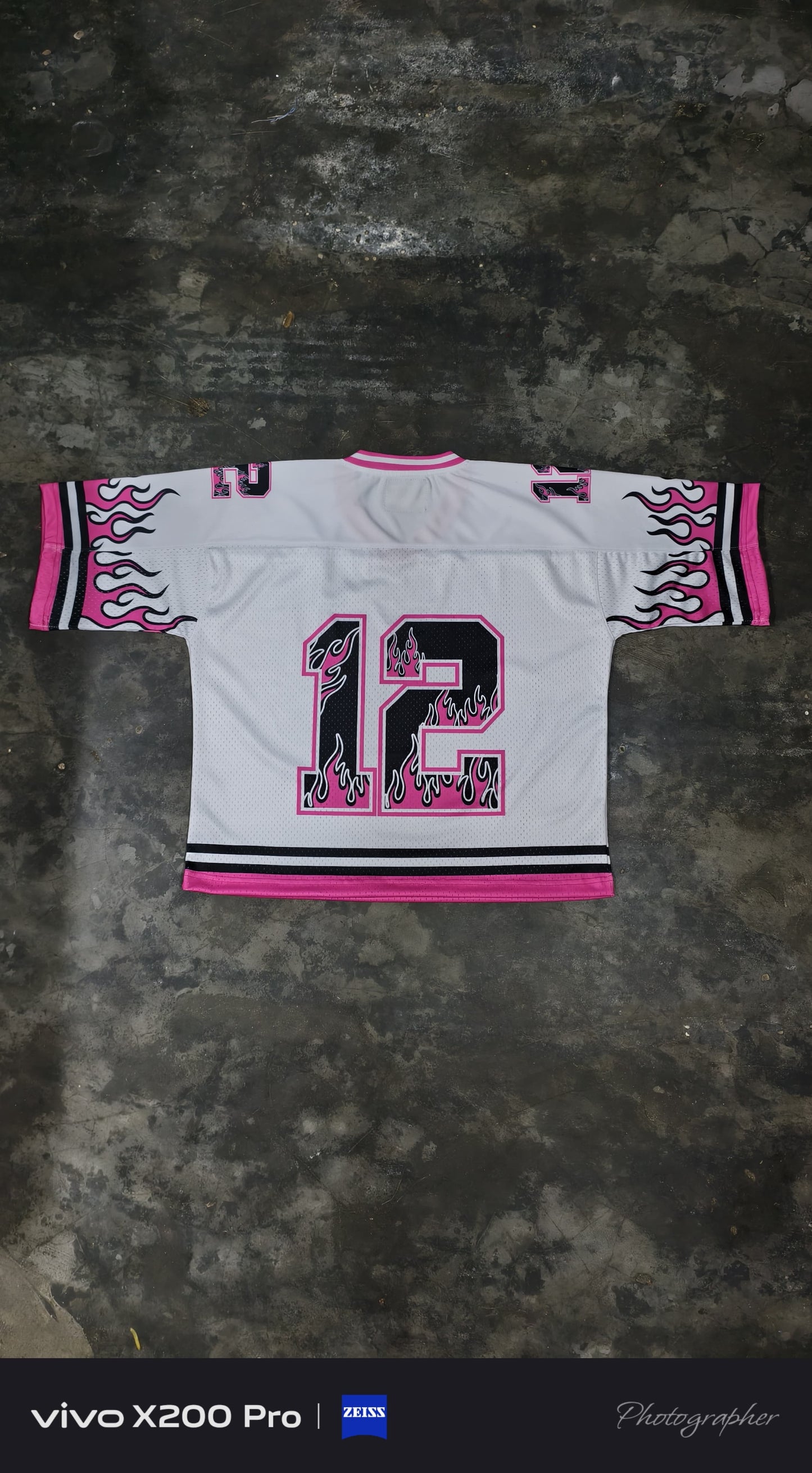 WHITE AND PINK JERSEY and SHORTS (SET)
