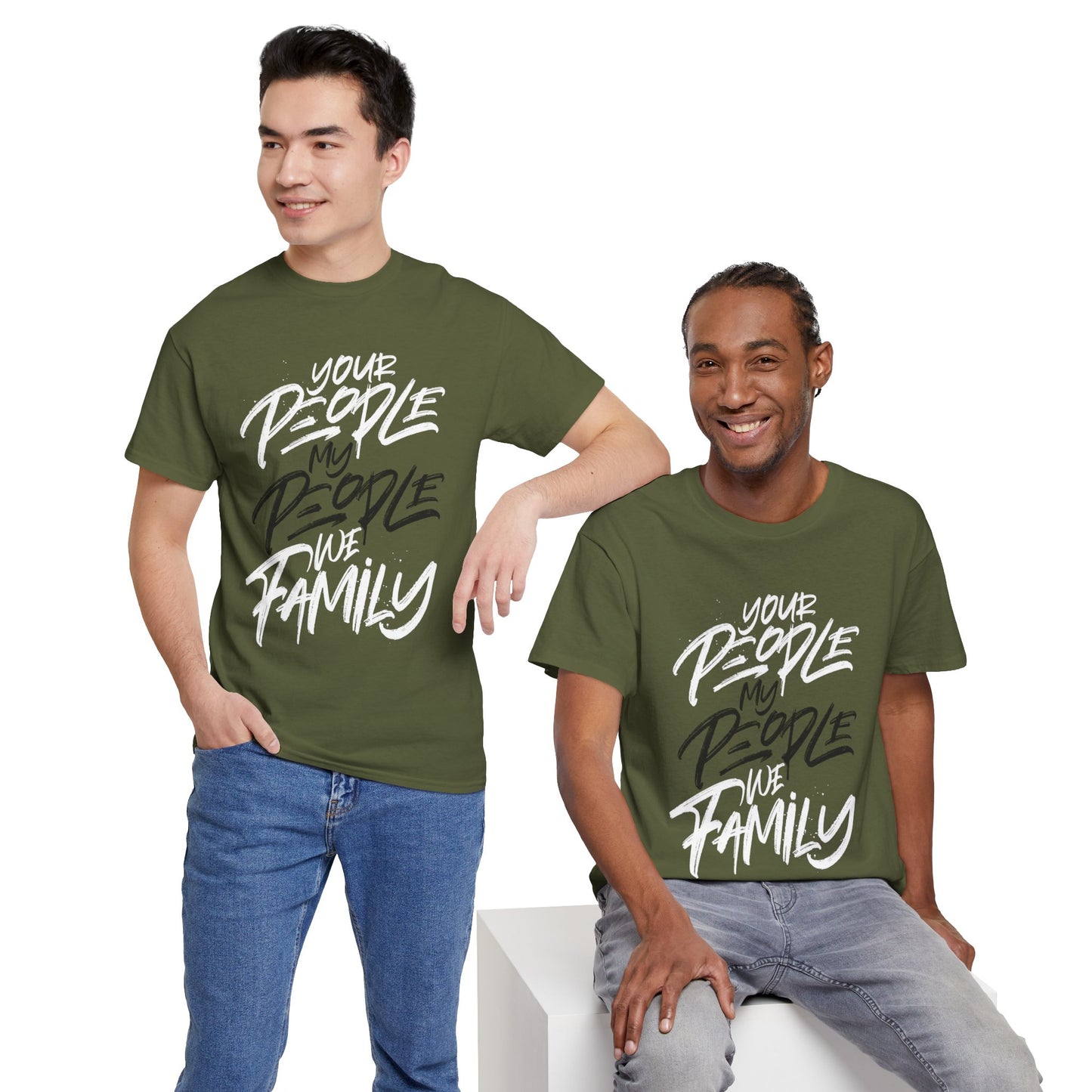 Your People My People Tshirt (black and white)