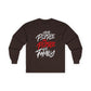 Your People My People Red/White Design Long Sleeve Tee