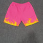 Pink Fire Shorts (DTF Print)