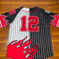 Fire Baseball Jersey Red/Black/White