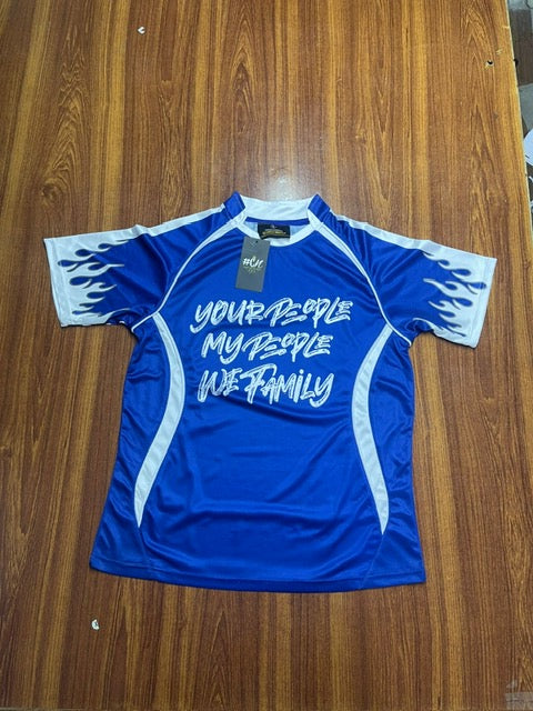 BLUE JERSEY SHIRT