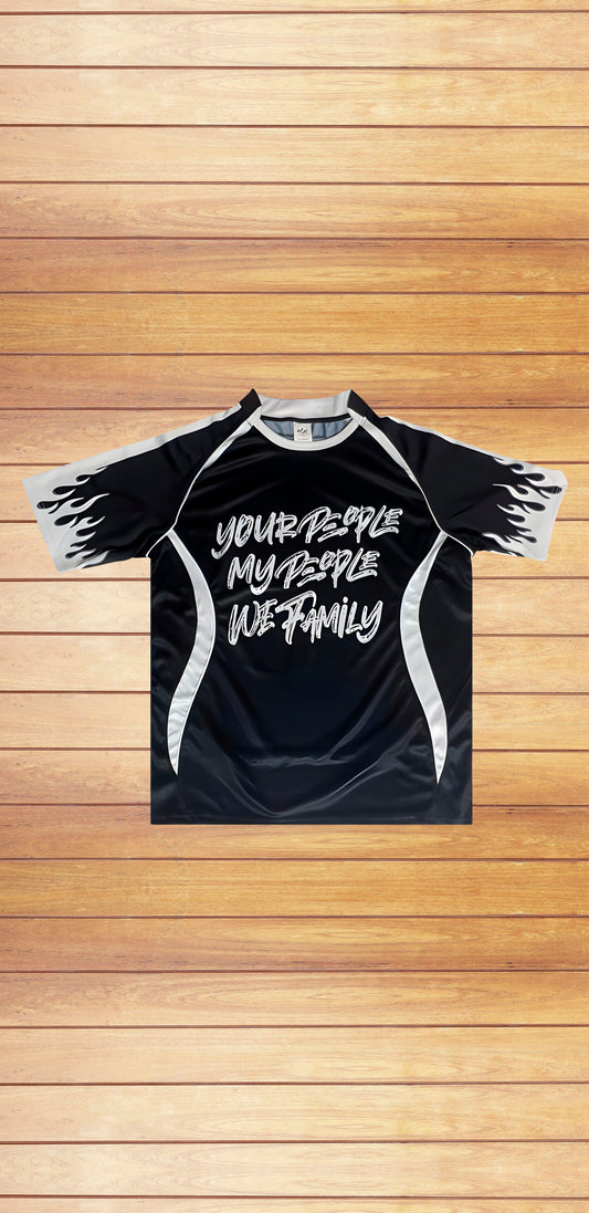 Black and White Jersey Set