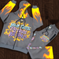 Gray Fire Jogger Set