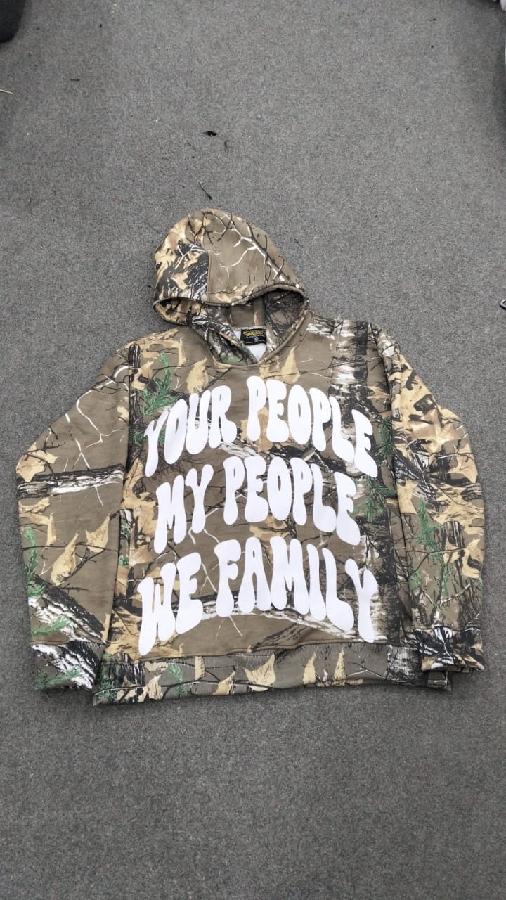 Slightly oversized Bubble Design Hoodie (various colors)