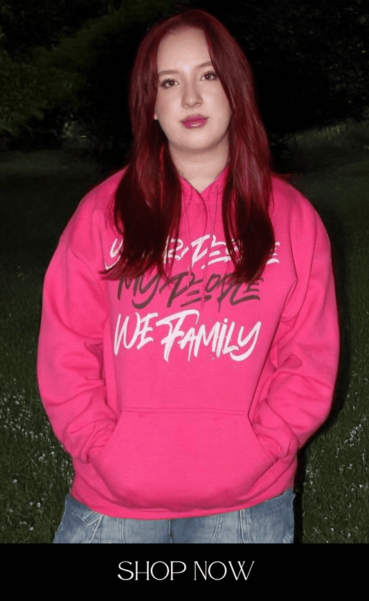 Your People My People Hoodie w/black/white letters