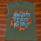 Military Green Rhinestone Sleeveless Tee