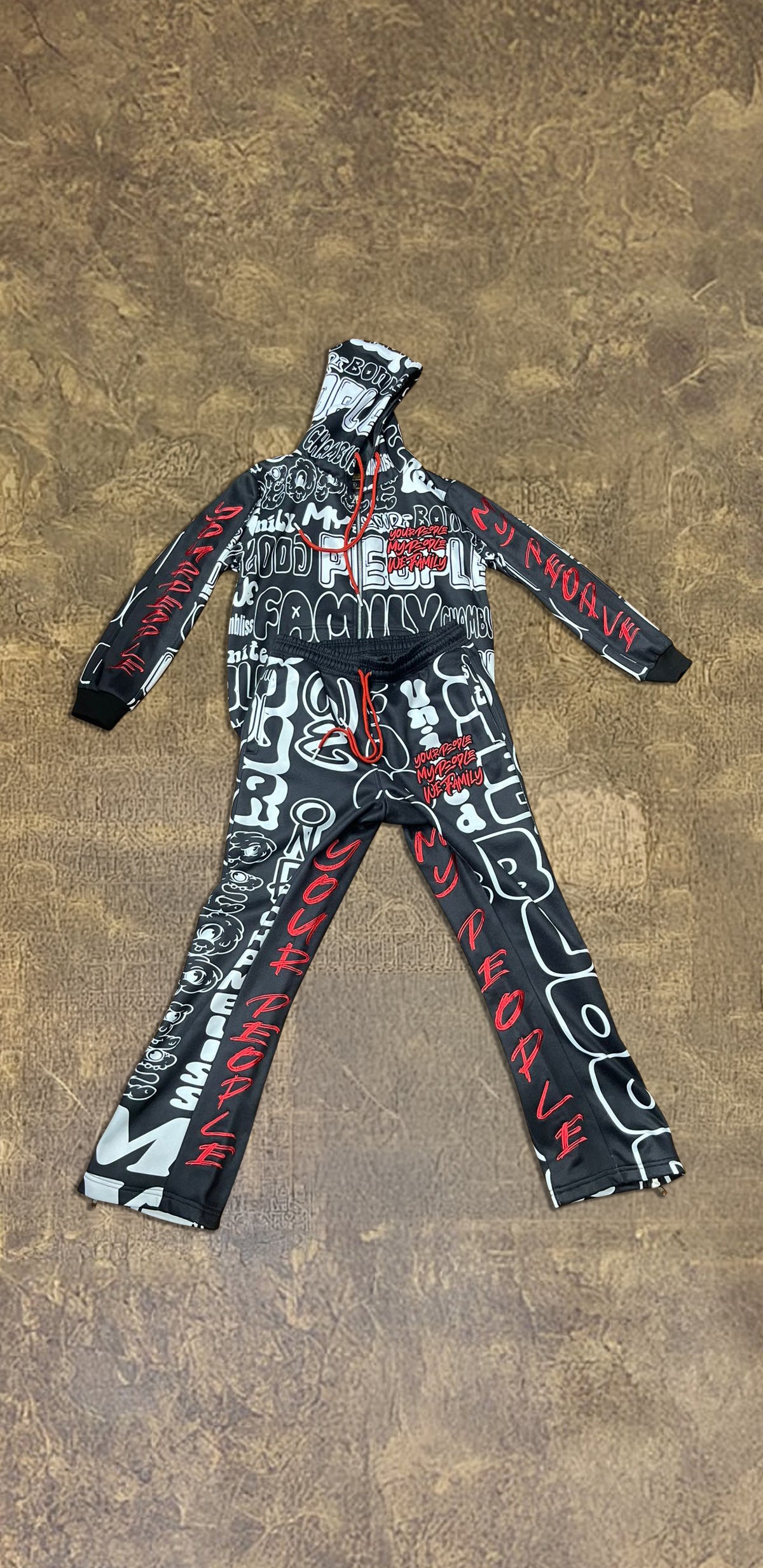 Black Graffiti Chambliss Jogger Fit