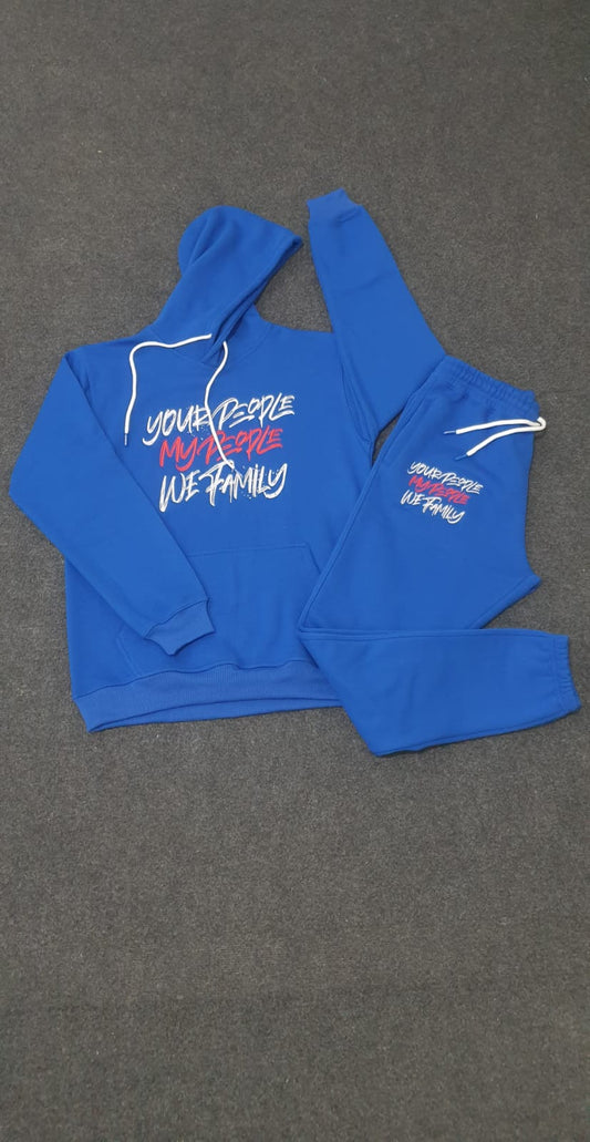BLUE JOGGER w/CUFF PANTS