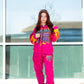Pink Fire Jogger set