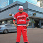 FIRE RED JERSEY SET (LONG PANTS)
