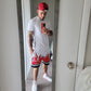 Fire Red and White Jersey OR Shorts