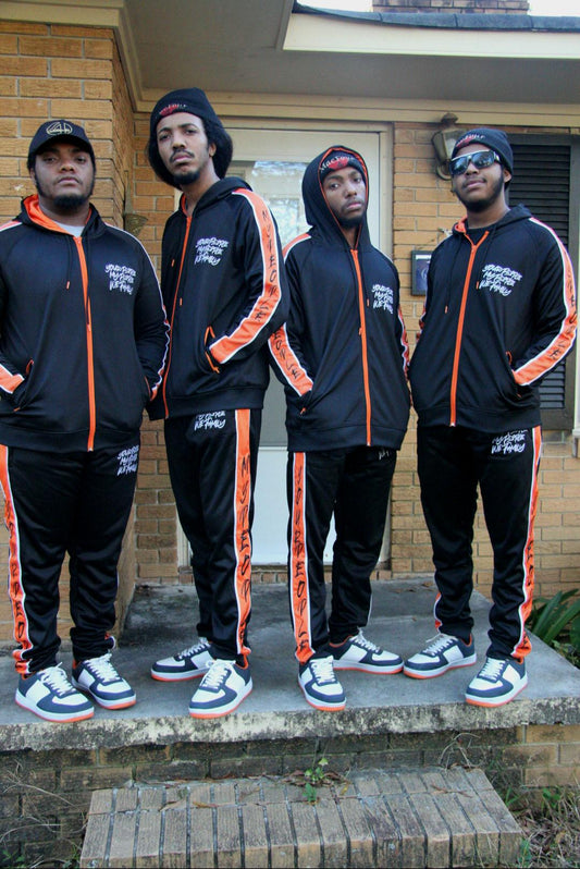 Orange/Black Tracksuit