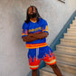 Blue Orange White Jersey OR Shorts
