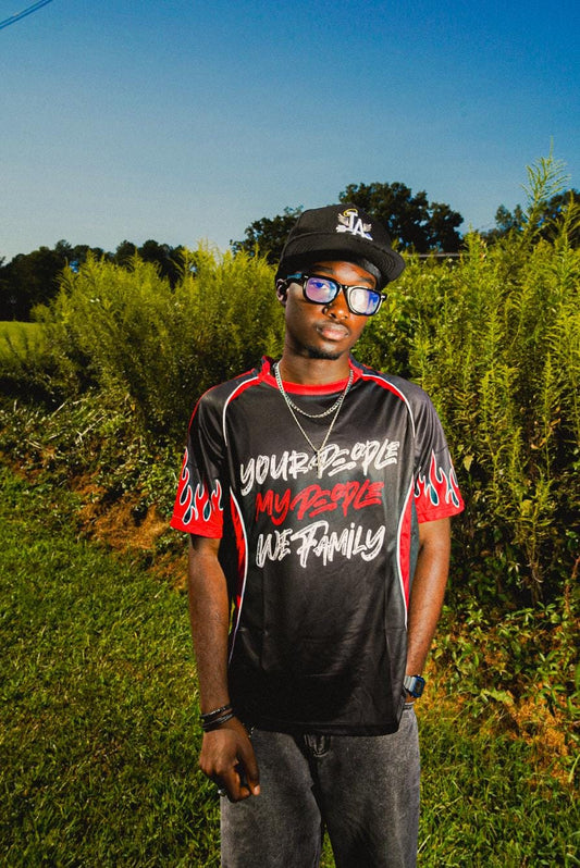 Red/Black Jersey Shirt