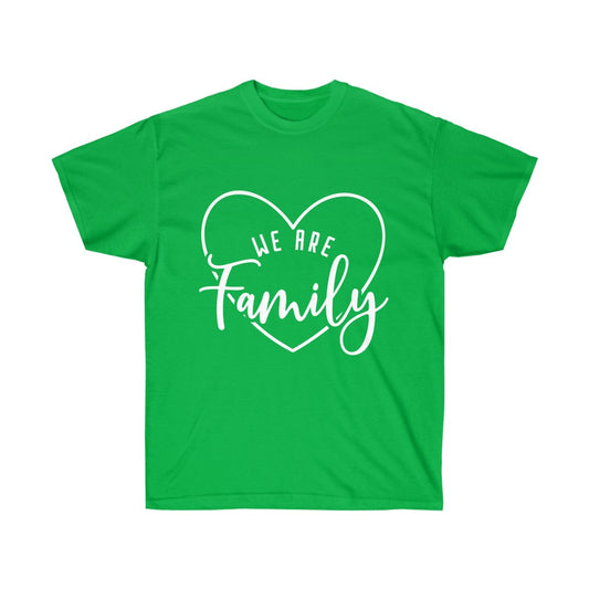 We are Family (Heart) w/o back Tee