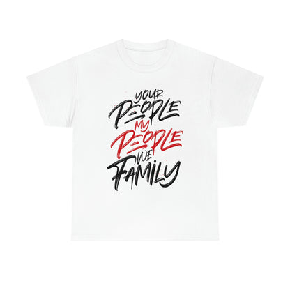 Your People My People w/red and black letters