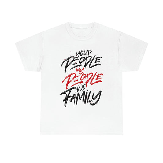 Your People My People w/red and black letters