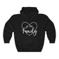 We are Family (Heart) Hoodie w/Back