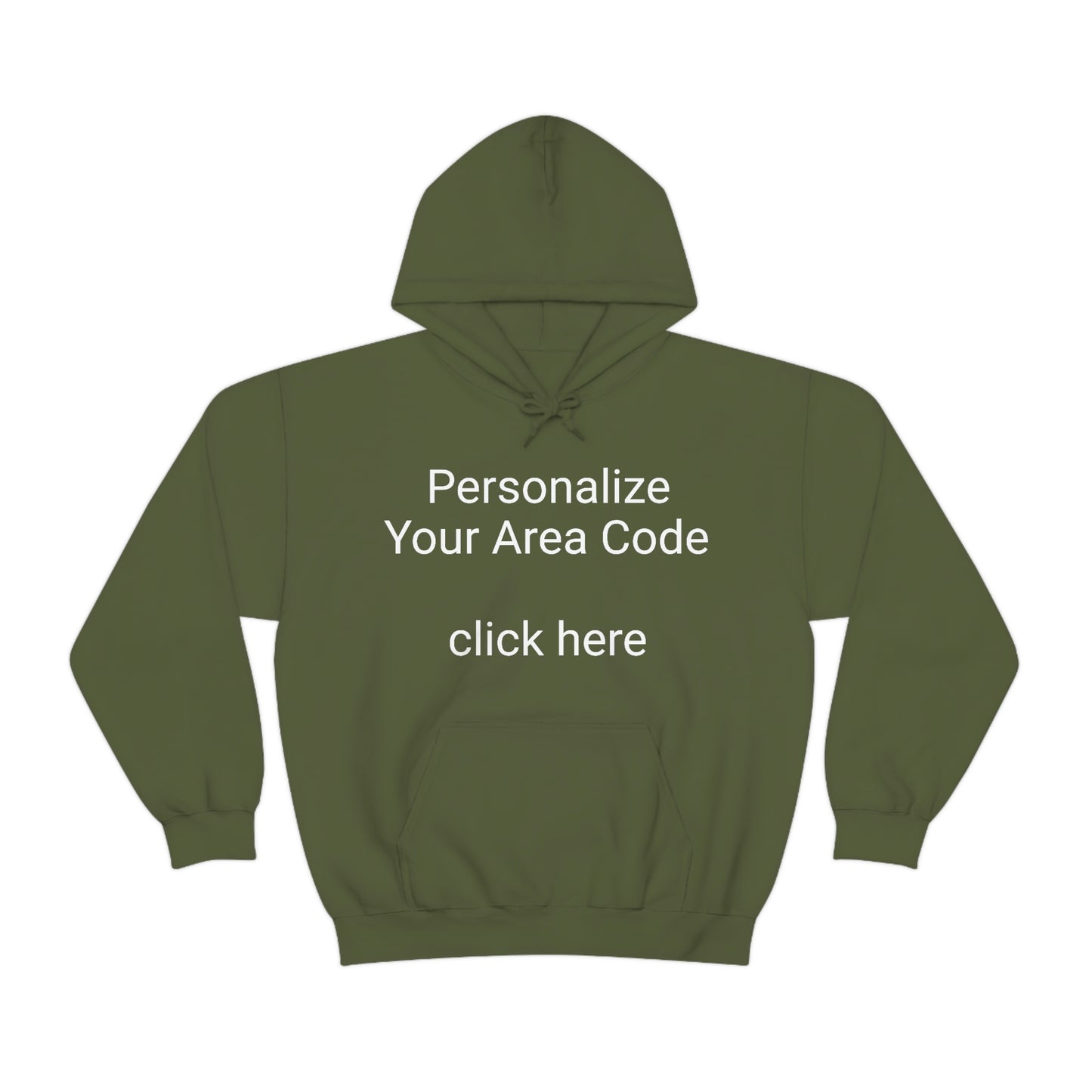 Personalize w/Your Area Code Hoodie