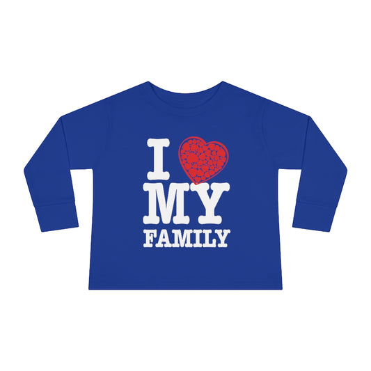 "I Love My Family" Toddler Sweatshirt