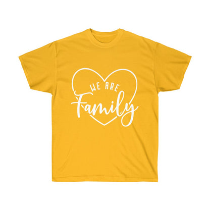 We are Family (Heart) w/o back Tee