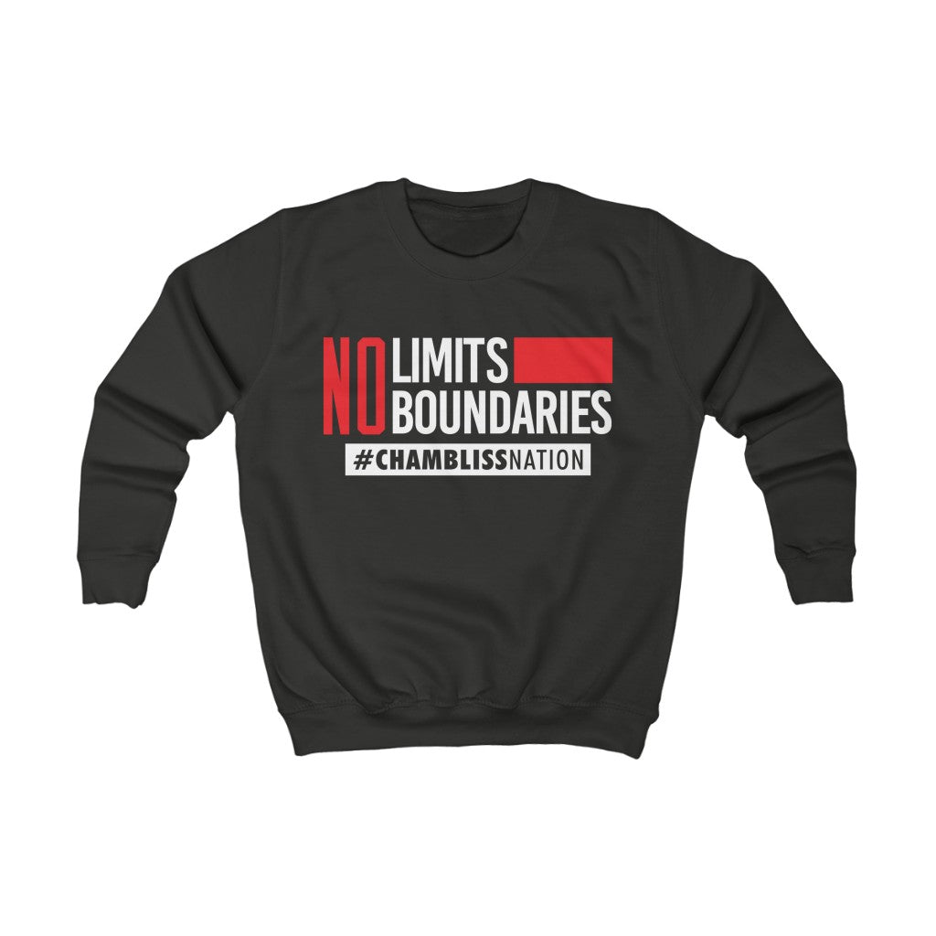 "No Limits No Boundaries"  Youth Sweatshirt