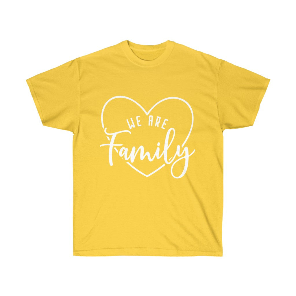 We are Family (Heart) w/o back Tee