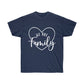 We are Family (Heart) w/o back Tee