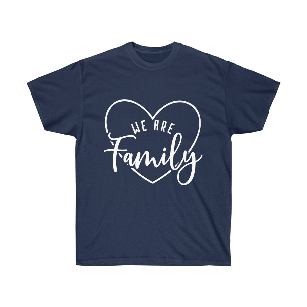 We are Family (Heart) w/o back Tee