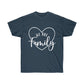 We are Family (Heart) w/o back Tee
