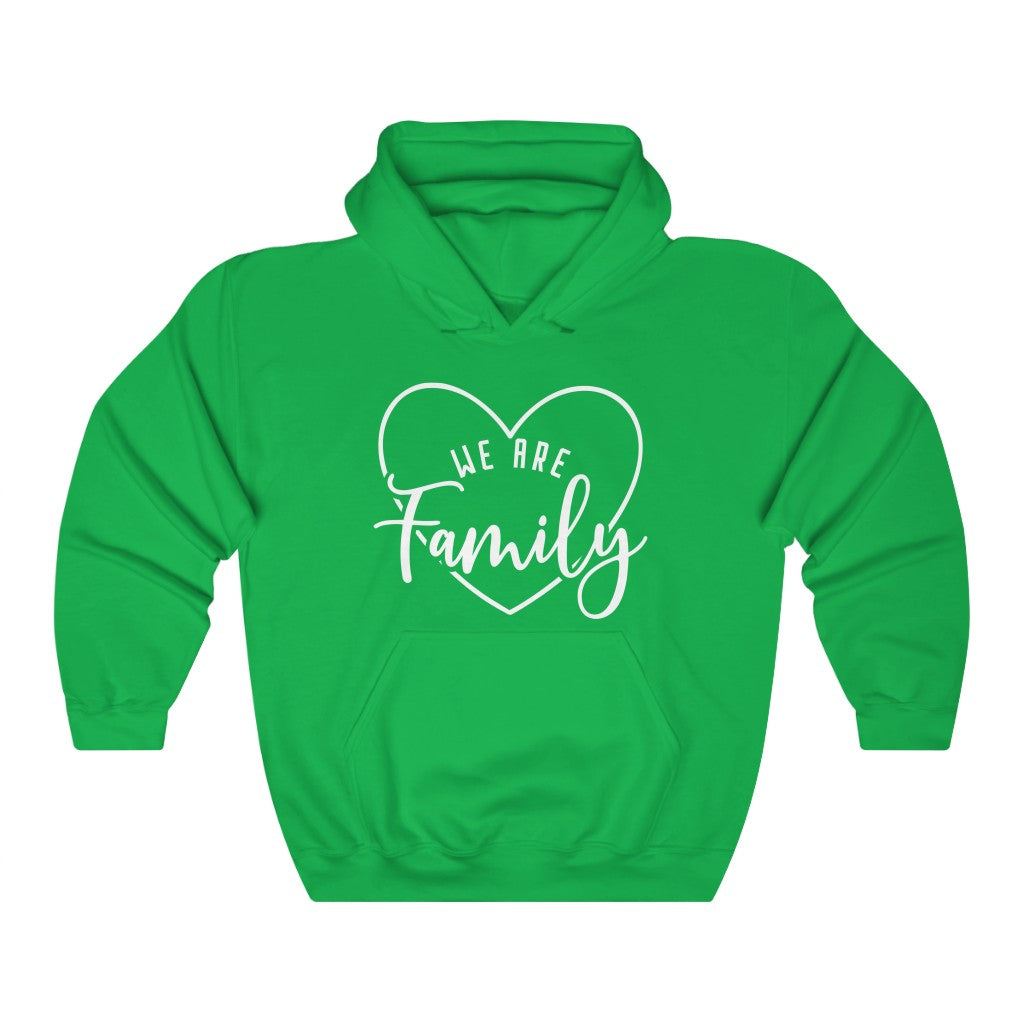 We are Family (Heart) Hoodie w/o Back