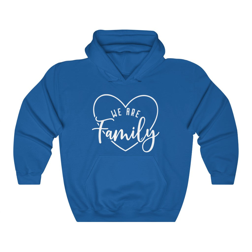 We are Family (Heart) Hoodie w/o Back