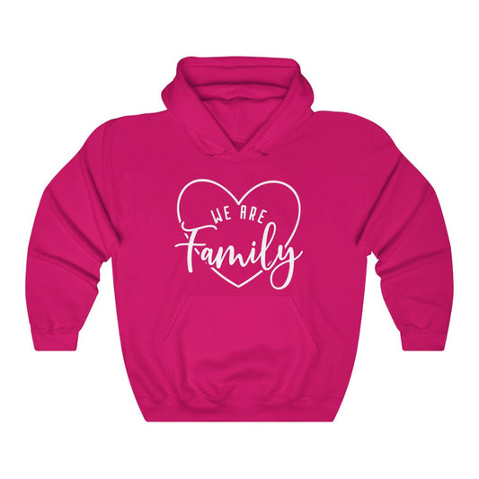 We are Family (Heart) Hoodie w/Back