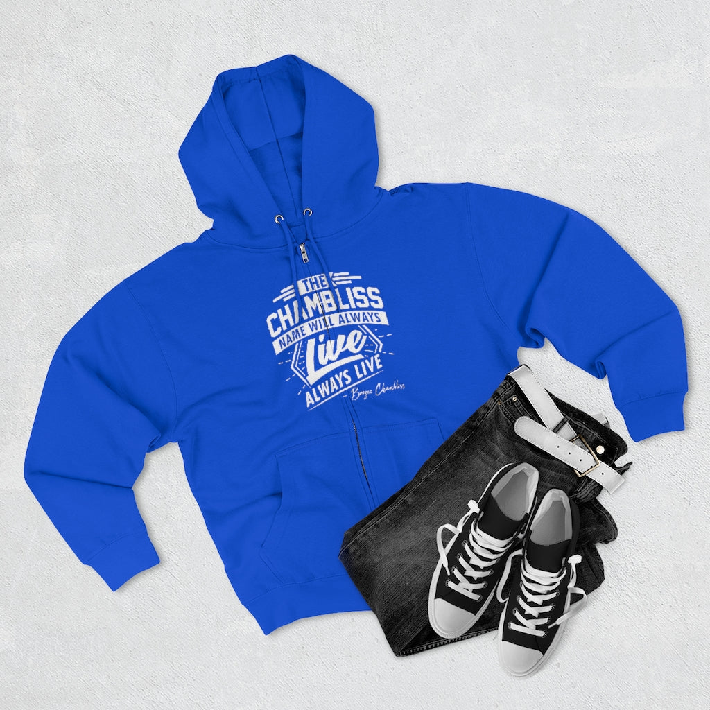 The Chambliss name will live Zip Hoodie
